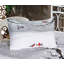 Drap-housse et coussin décoratif Ambesonne Winter Vermilion gris noir-106787302