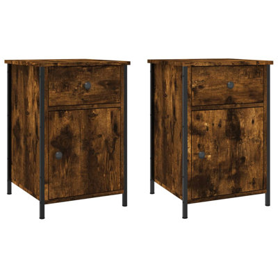 Maybritt 40cm W Iron Bedside Table