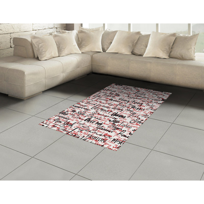 Modern High Density Long Fiber Poly Threads Decorative Area Rug Carpet, Rectangle 4' x 5'8"