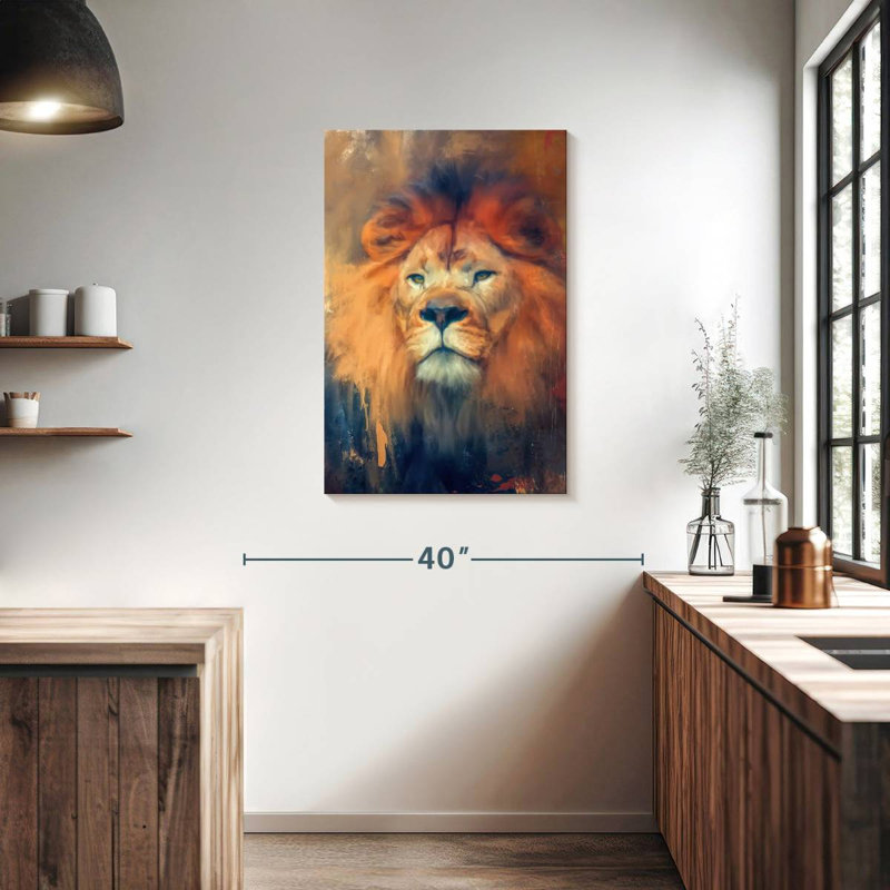 Brampt Lion Energy, 36" H x 24" W