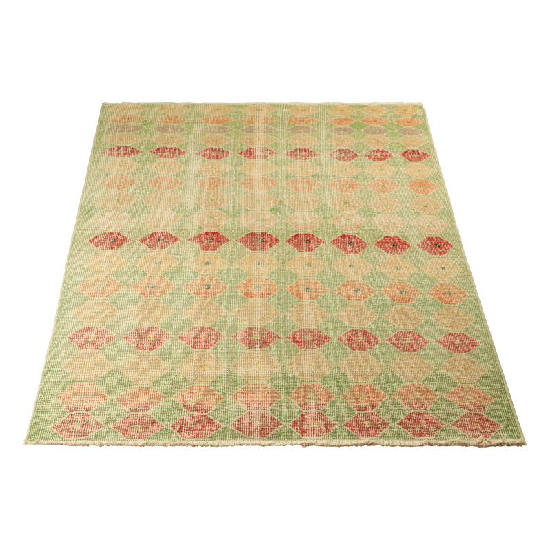 One-of-a-Kind 3'3”x4'5” Hand Knotted Area Rug