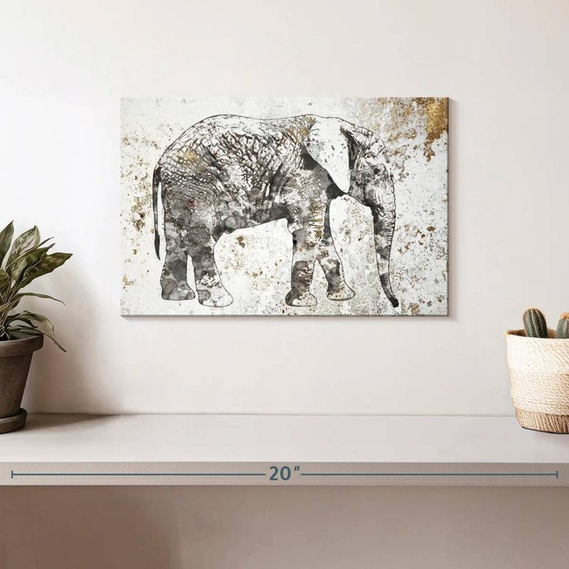 Brampt Elephant Stance, 8" H x 12" W