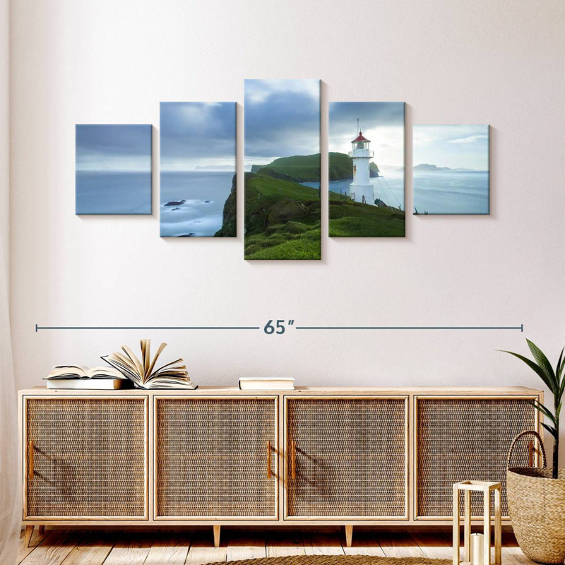 Ocean Lighthouse, 24" H x 55" W