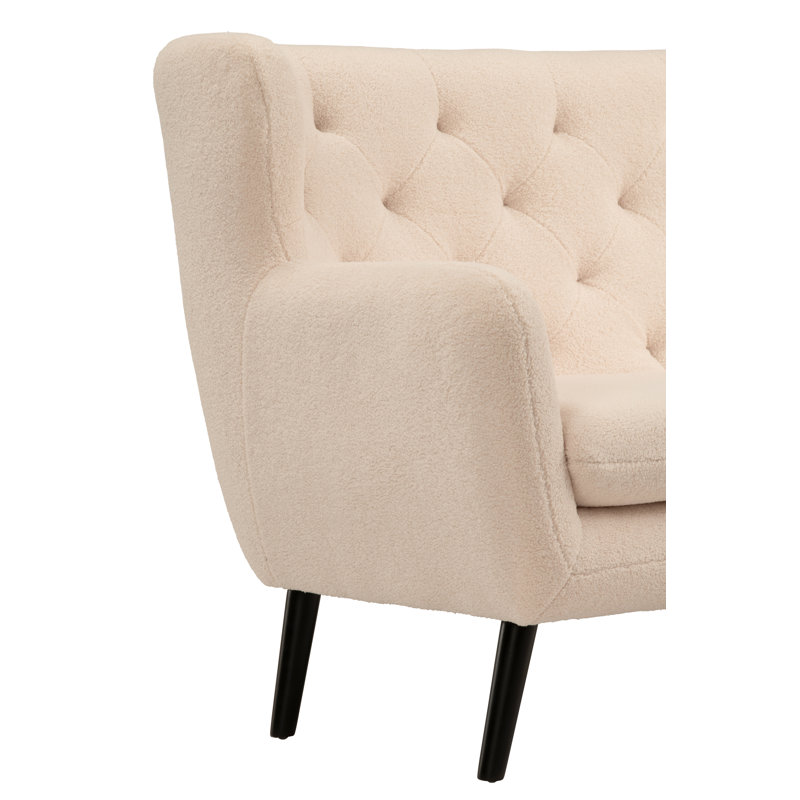 Rosetti 2 Seater Sofa, White, Polyester Blend