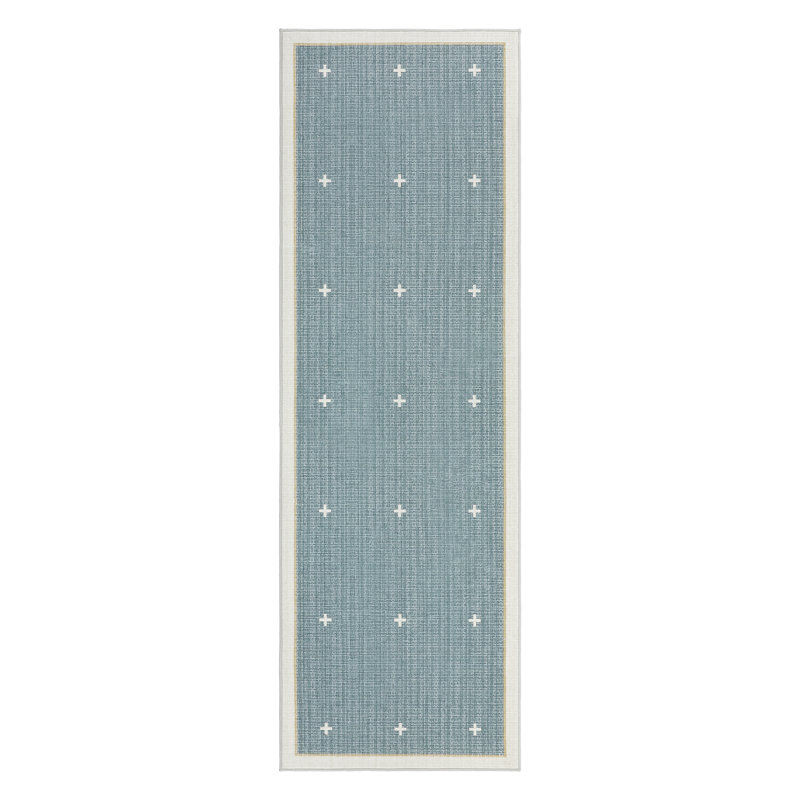 Modern Bordered Machine Washable Rug with Rubber Backing Non-Slip Low Pile Carpet for Living Room Bedroom Kitchen Dining Room