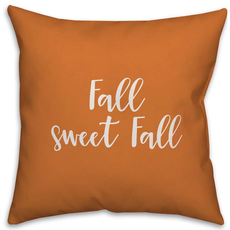  Coussin Fall, Orange, Coussin décoratif