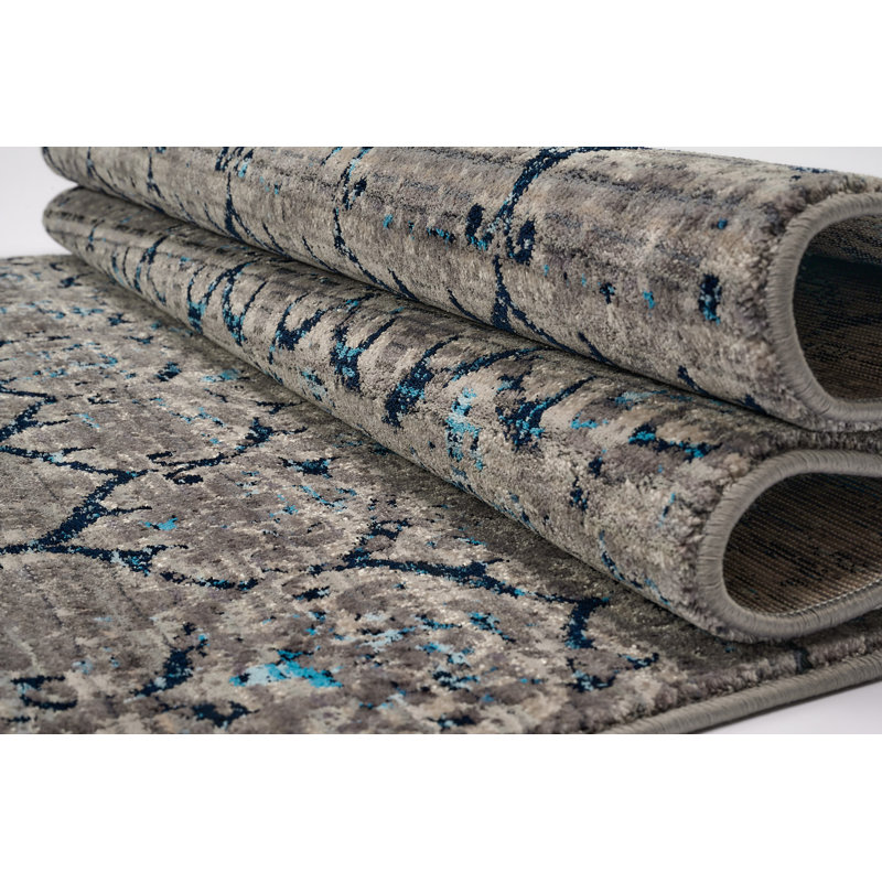 Machine Woven Grey Indoor Rug