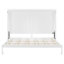 Grand lit escamotable mural de style moderne avec lumières DEL, blanc (DLD SKU: LP000973AAK)-1105420346
