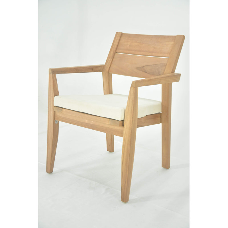 Vellore Outdoor - Piece Teak Dining Set, 48" L x 48" W x 30.5" H, 6