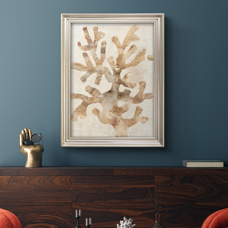 Parchment Coral I - reproduction d'art sur toile, L 23 po x H 32 po