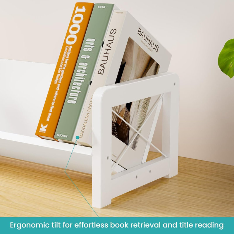 Mini Desk Bookshelf, White