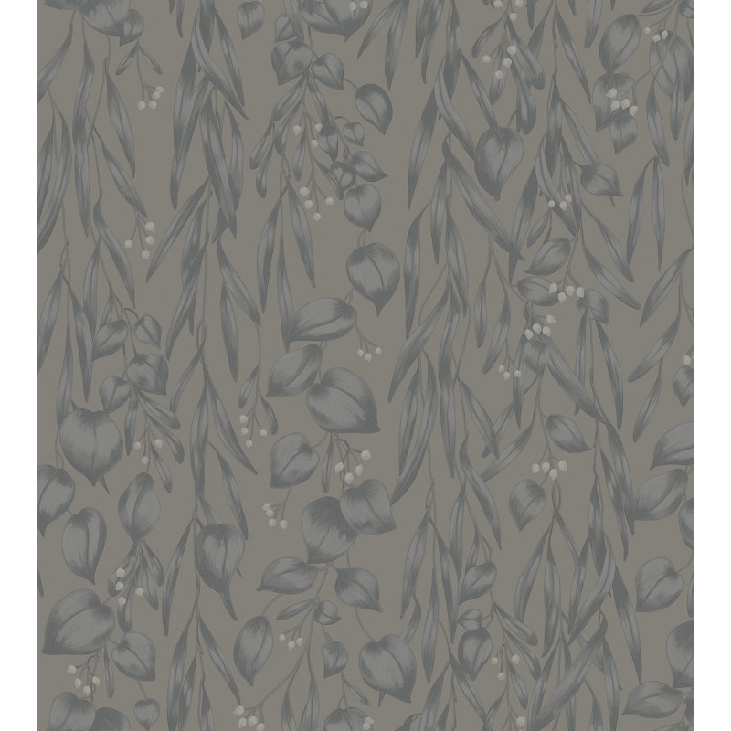 Jordnara Floral Wallpaper Roll, Misty Blue
