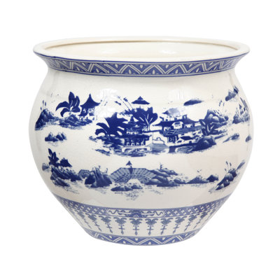 China Village Decorative Jar