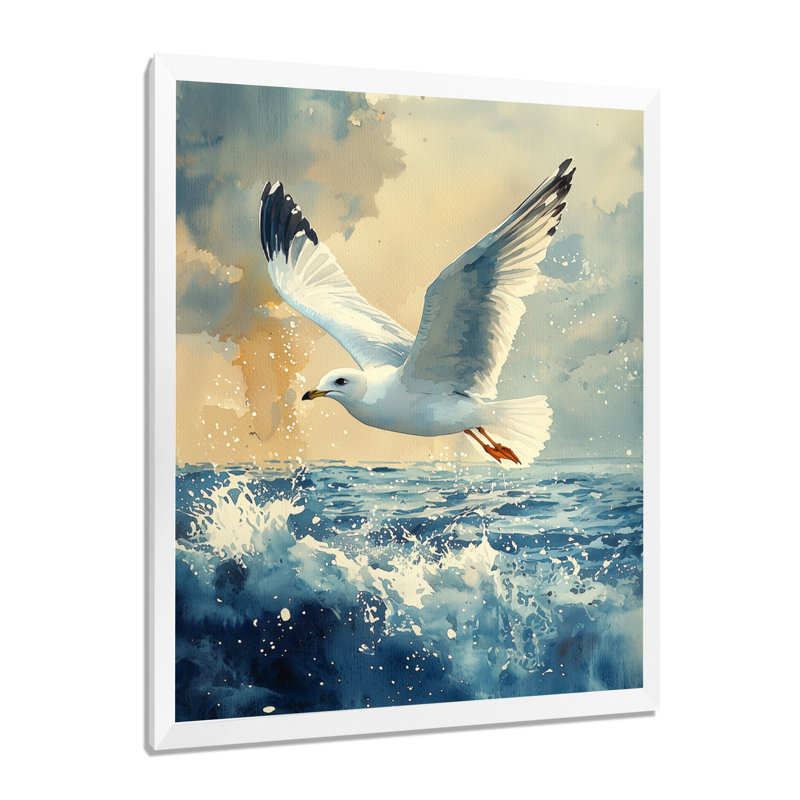 Azim - Animals Canvas Wall Art, H 20 po x l 12 po, Reproduction encadrée d'une seule photo, Blanc