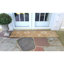 Tapis intérieur / extérieur brun clair Saldanha-1412087188