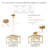 Jhase Crystal Dimmable Square / Rectangle Chandelier Modern Pendant Light Fixture-65668622-65668620