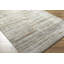 Tapis abstrait en polyester / polypropylène tissé à la machine Yanush en frêne / sauge / perle / poussière de prairie-110925346