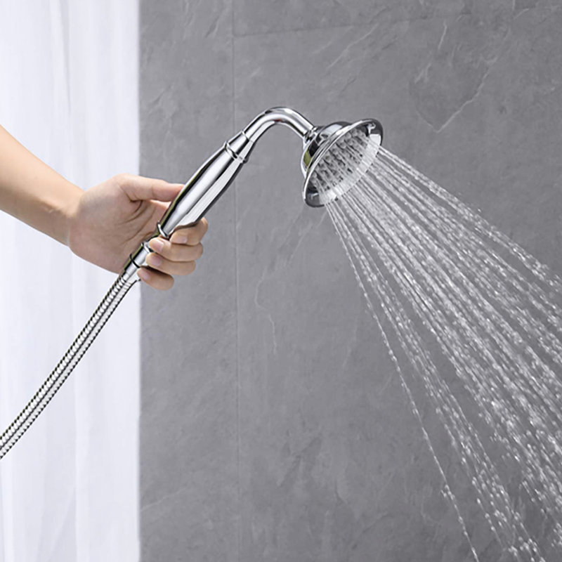 Freestanding Tub Filler Bathtub Faucet , Material, Handheld Shower, Floor Mounted For Longevity With Mount, Solid Brass Reliable And Use