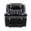Chiar inclinable électrique avec ceinture à DEL noire-1053512349