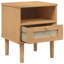 Bedside Table Rattan Look-93366320