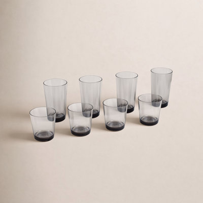 Elton 15oz. Acrylic Drinking Glass Set