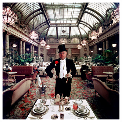 Top People's Eatery Print by Slim Aarons
