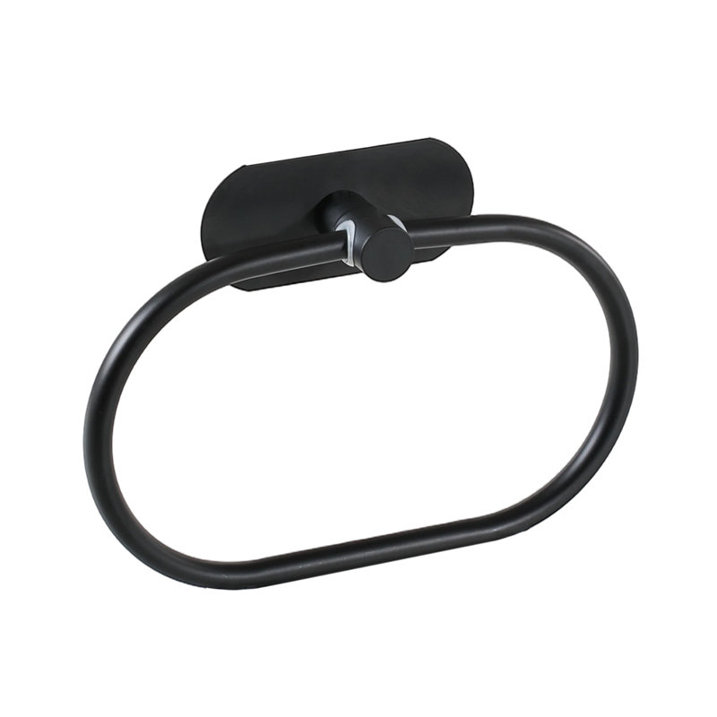 20 cm L Stainless Steel Towel Bar, Black