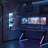 29.99''H 4-Tier Wall Shelf with RGB Lights-387884577