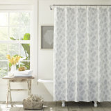 Tossed Pineapple Cotton Single Shower Curtain