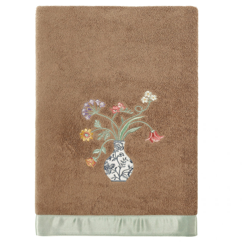 Débarbouillette en coton turc, Cacao, Hand Towel, Bath Towel, Fingertip Towel