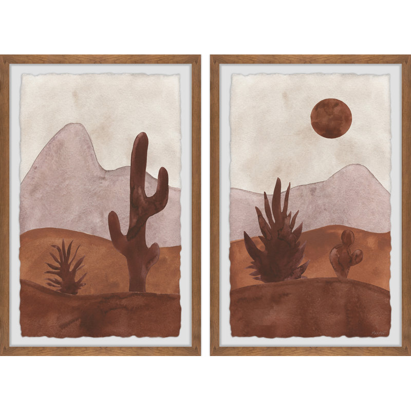 " The Red Sands " by Marmont Hill 2 - Pieces Painting Print, 36" H x 24" W