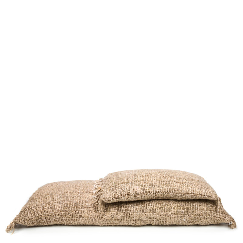 Rectangular Cushion Cover, Beige