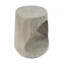 Table d'appoint creuse, texture semblable au bois