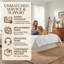 Structure de lit plateforme en bois avec rangement relevable, double, blanc cassé rustique-1295656429-1295656419