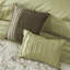 Édredon pour très grand lit 7 pièces - Élégants motifs de broderie garnis d'édredon, de taies décoratives, d'oreillers, de jupe de lit lavables et froissables-119448947-119448941