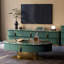Table basse en marbre avec plateau télé