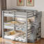 Triple lit superposé avec escalier de rangement-70856105