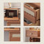 Makeup Vanity with Light mirror,4 drawers,Power Outlet