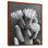 Cactus monochrome gris Botanical Bliss I - Floral Cactus Wall Art Living Room