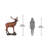 Animals Weather Resistant UV Resistant Polyresin Garden Statue
