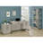3-Drawer Whitewashed Grey Home Office File Cabinet For Document Storage