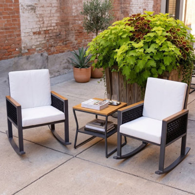  Linden Rocking Chair Conversation Set