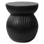 Table d'appoint Mander Fiberstone - Table d'appoint en sablier nervuré pour l'intérieur ou l'extérieur-623670255