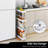 Plastic Free Standing Laundry Cart with Wheels