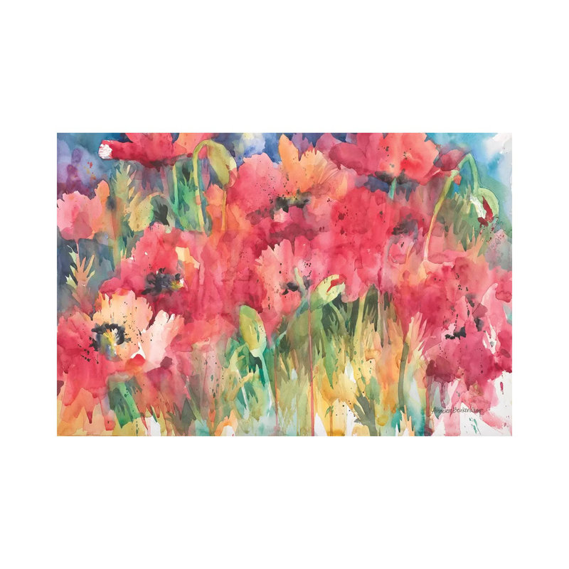 Craze by Annelein Beukenkamp - Wrapped Canvas Painting, 20.32 cm H x 30.48 cm W