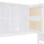 Lit de jour simple en bois avec couchette, armoire et tablette, blanc et tablette de qualité stable-215288163-215288189