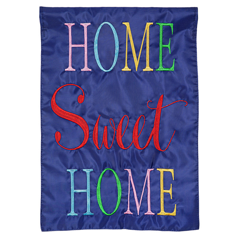 Drapeau de jardin Home Sweet Home