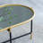 40.7'' Glass Top Console Table