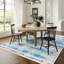 Tapis moderne lavable à l'intérieur avec tapis abstrait moderne antidérapant doux pour tapis-112638340