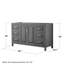 Daria 59'' W Single Bathroom Vanity Base-273003618